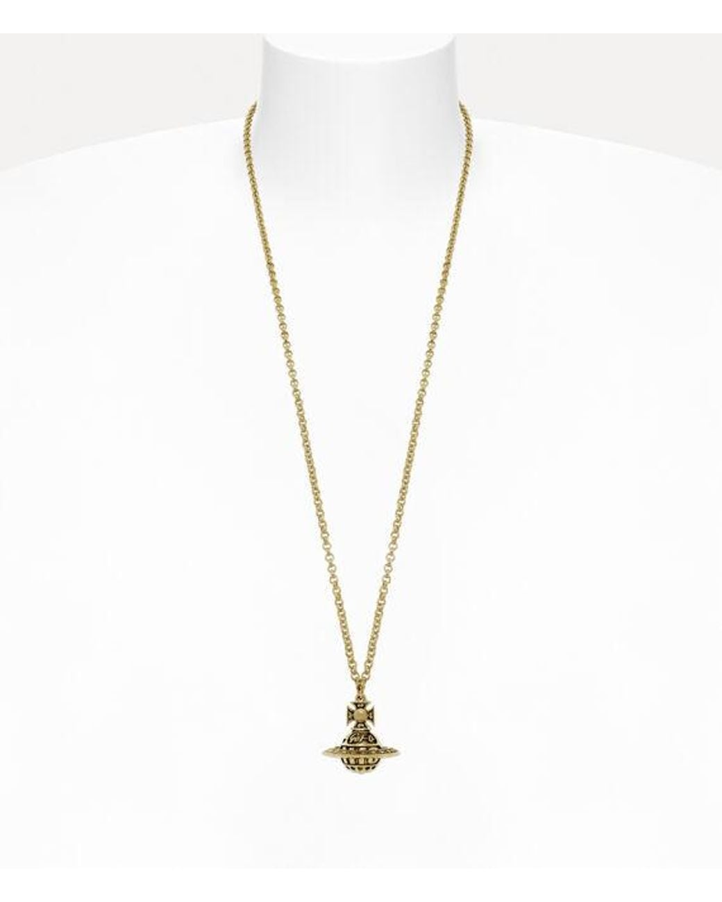 Vivienne Westwood Metallic Victorine Pendant Necklace