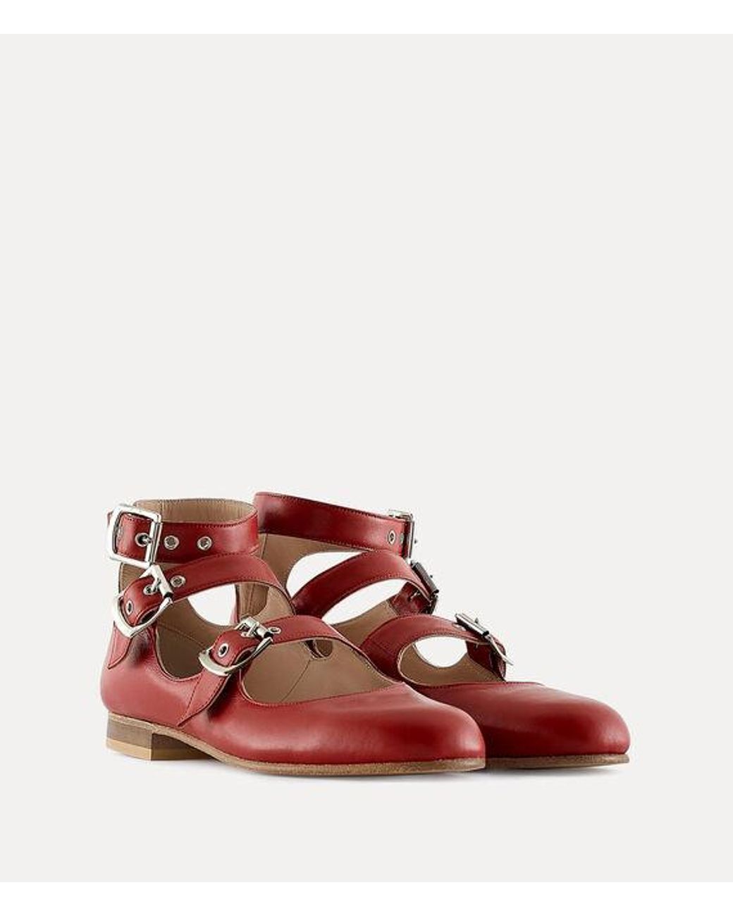 Vivienne Westwood Red Roman Three Strap