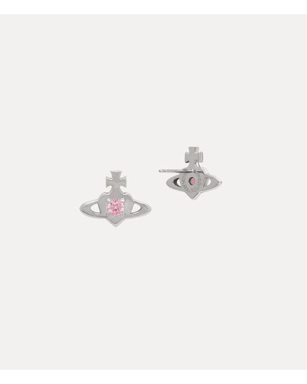 Vivienne Westwood Natural Noella Earrings Cubic Zirconia