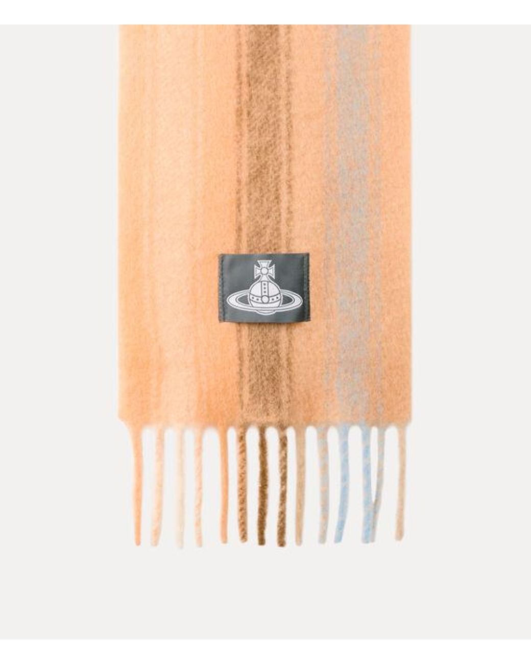 Vivienne Westwood White Scarf Chunky Stripe
