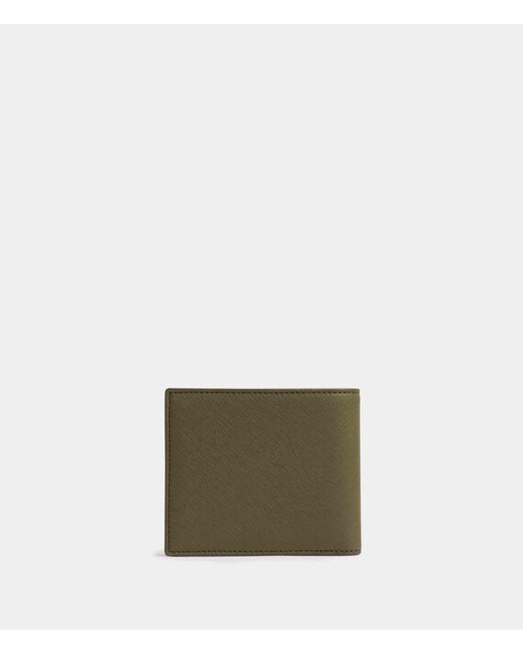 Vivienne Westwood Green Billfold Wallet Faux Leather for men