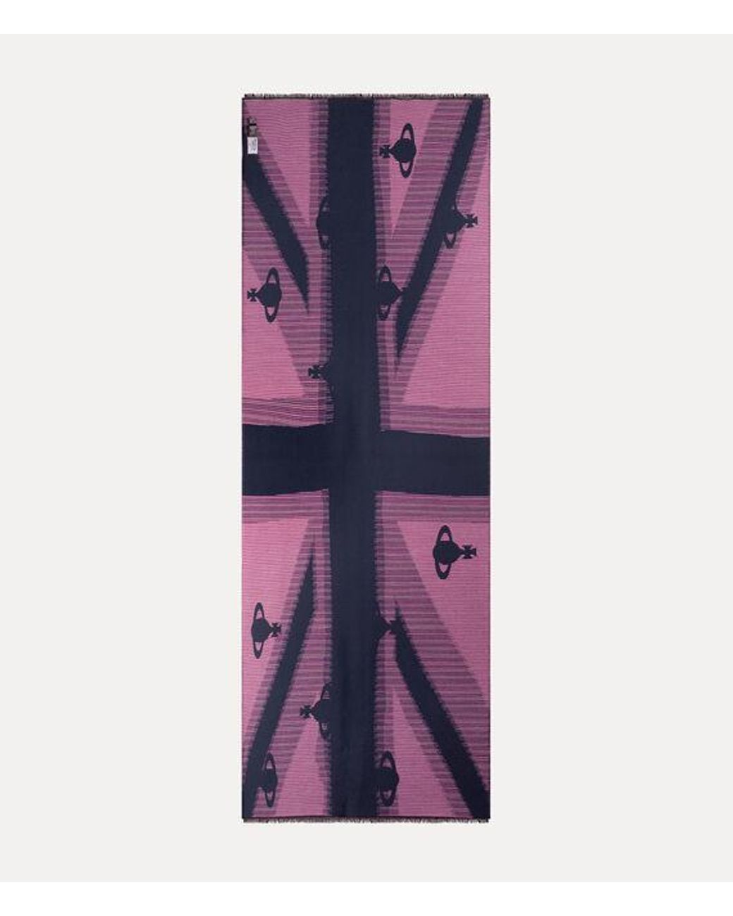 Vivienne Westwood Purple Union Jack Scarf Union Jack