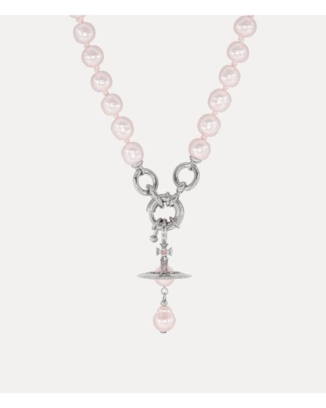 Vivienne Westwood White Aleksa Necklace