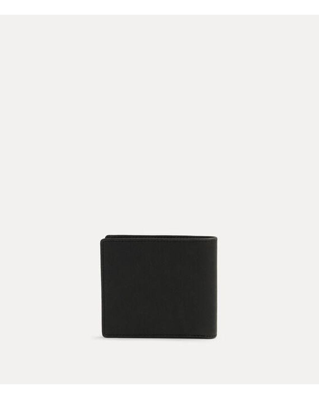 Vivienne Westwood Black Billfold Wallet Leather for men