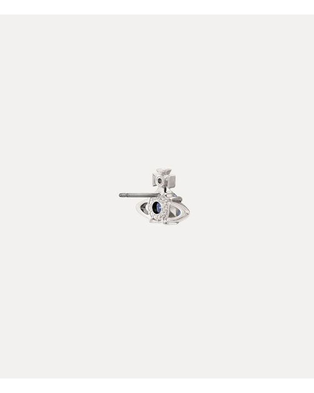 Vivienne Westwood White Reina Single Stud for men