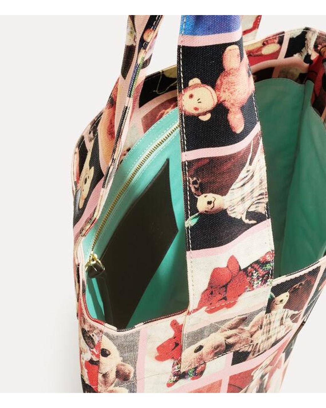【Vivienne Westwood 】CANVAS TEDDIES SHOPPER トートバッグ Vivienne Westwood（ヴィヴィアンウエストウッド）の「CANVAS