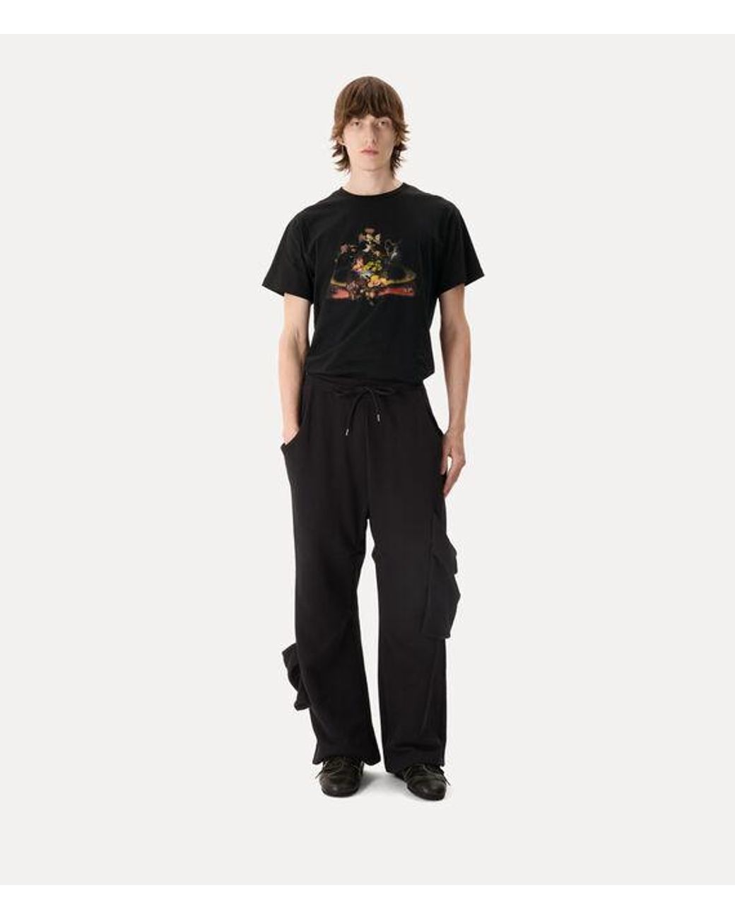 Vivienne Westwood Black Still Life Orb Classic T-Shirt Cotton