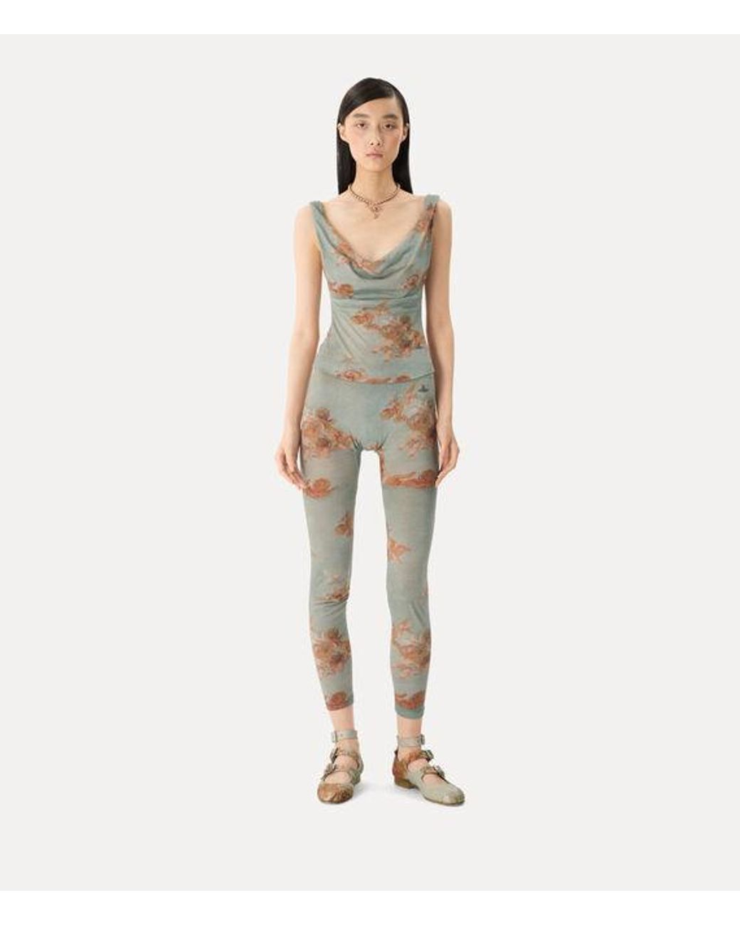Vivienne Westwood Multicolor Leggings Viscose Elastane