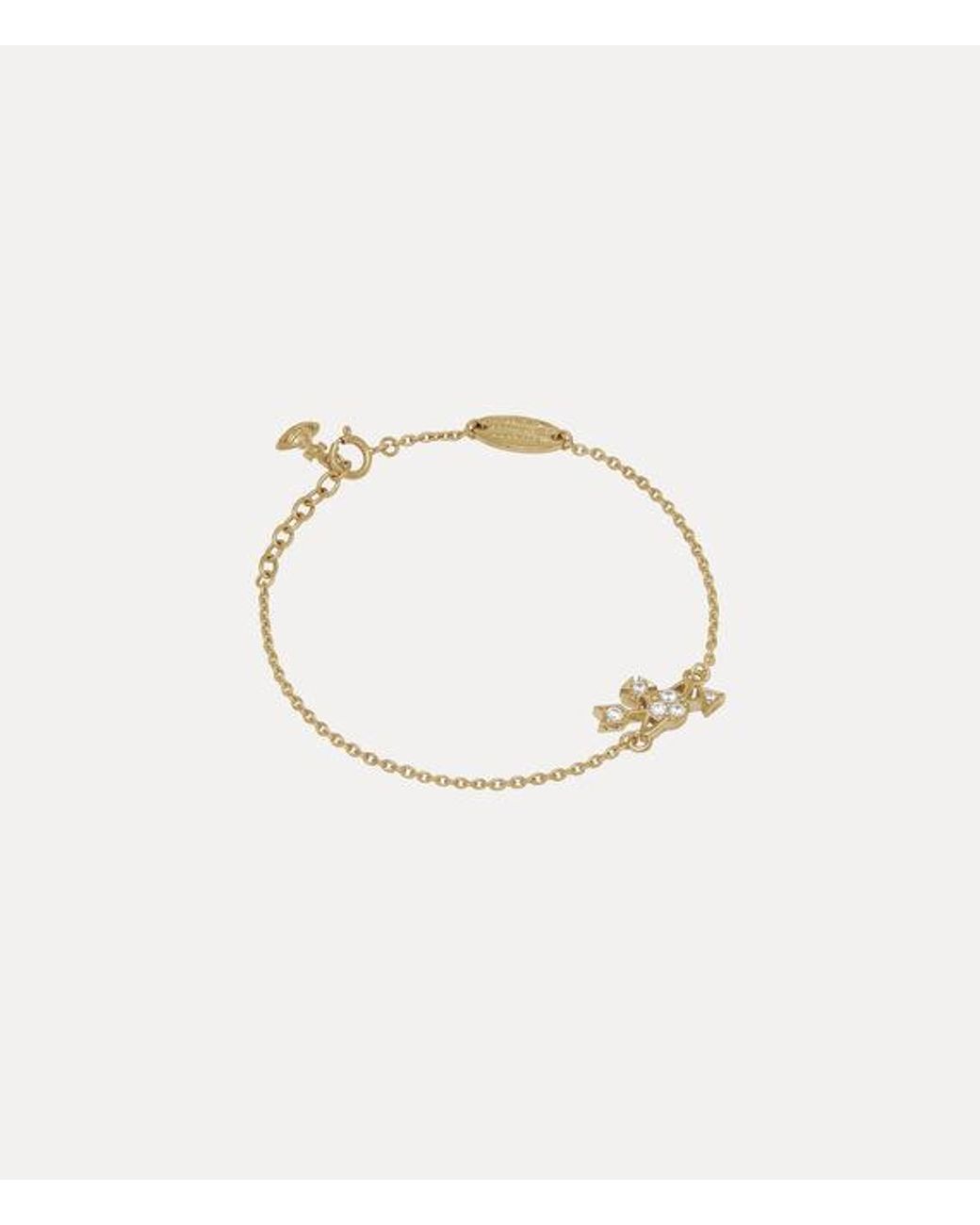 Vivienne Westwood Metallic Kiri Bracelet Cubic Zirconia