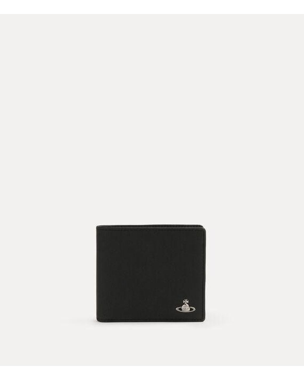 Vivienne Westwood Black Billfold Wallet Leather for men