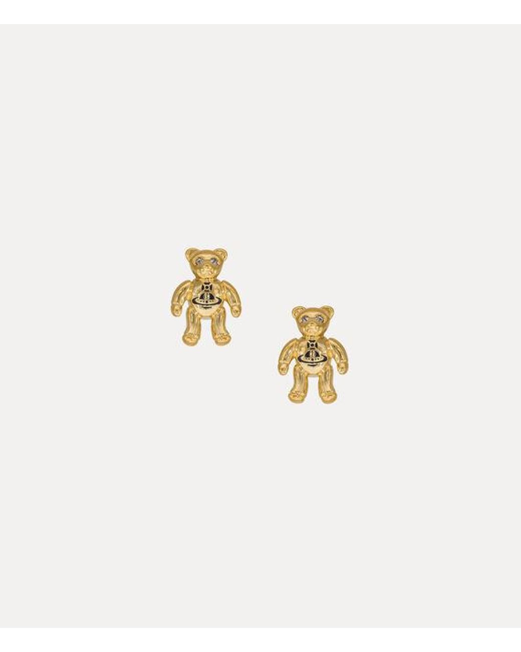 Vivienne Westwood White Ruby Small Earrings