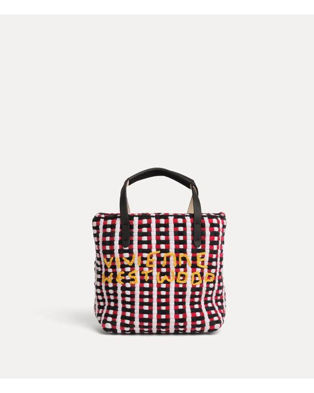 Vivienne Westwood White Studio Small Shopper Woven Shirting