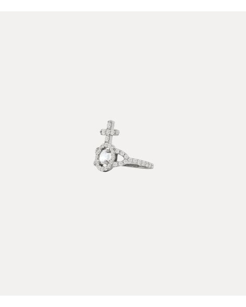 Vivienne Westwood White Olympia Ring