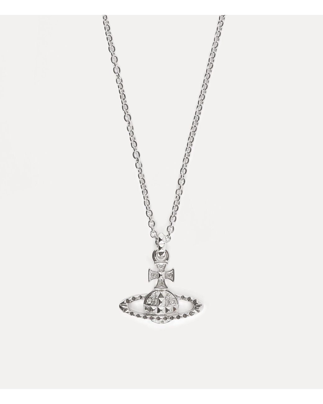 Vivienne Westwood Mayfair Bas Relief Pendant Necklace in Silver ...