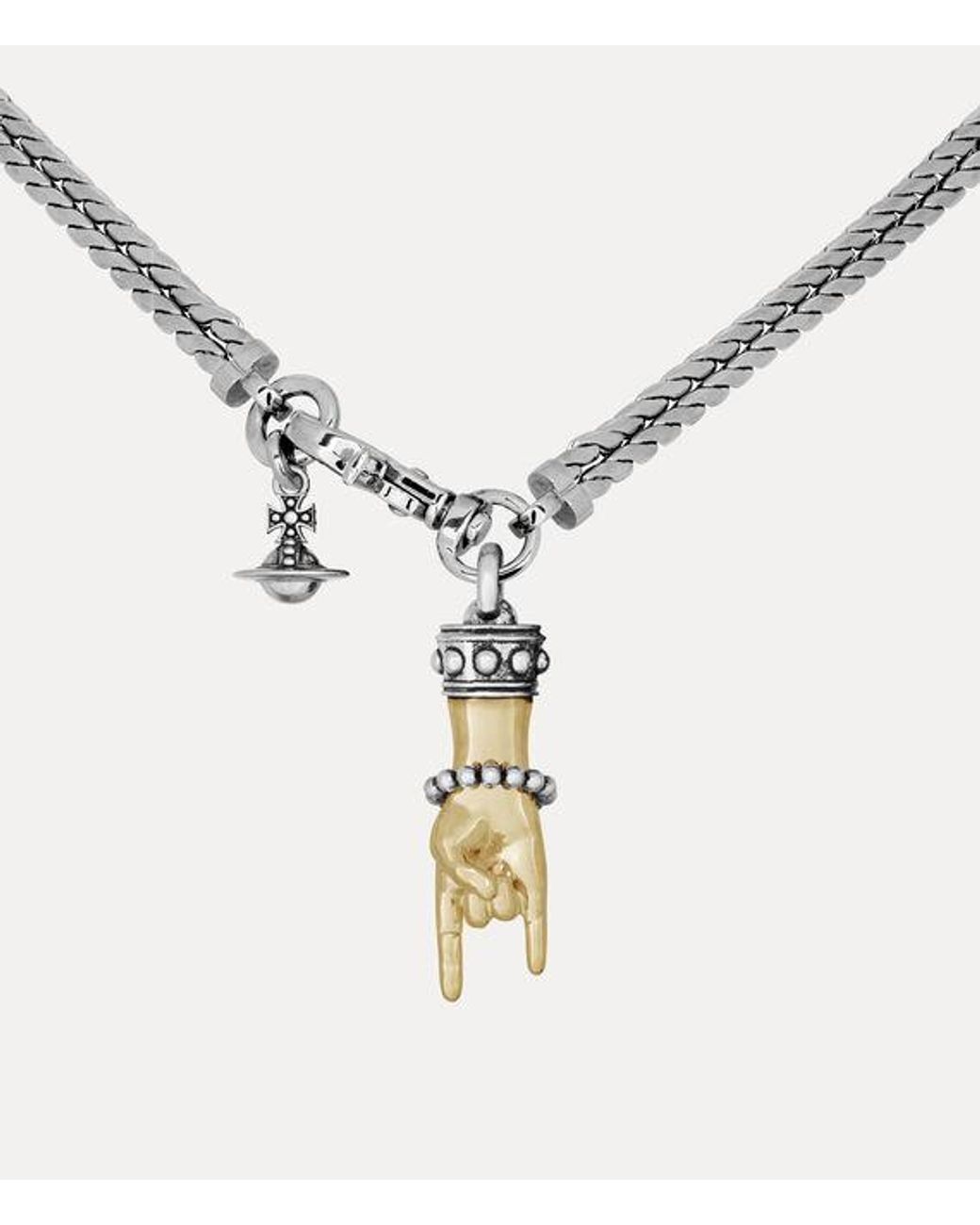 Vivienne Westwood Metallic Anatoly Necklace for men