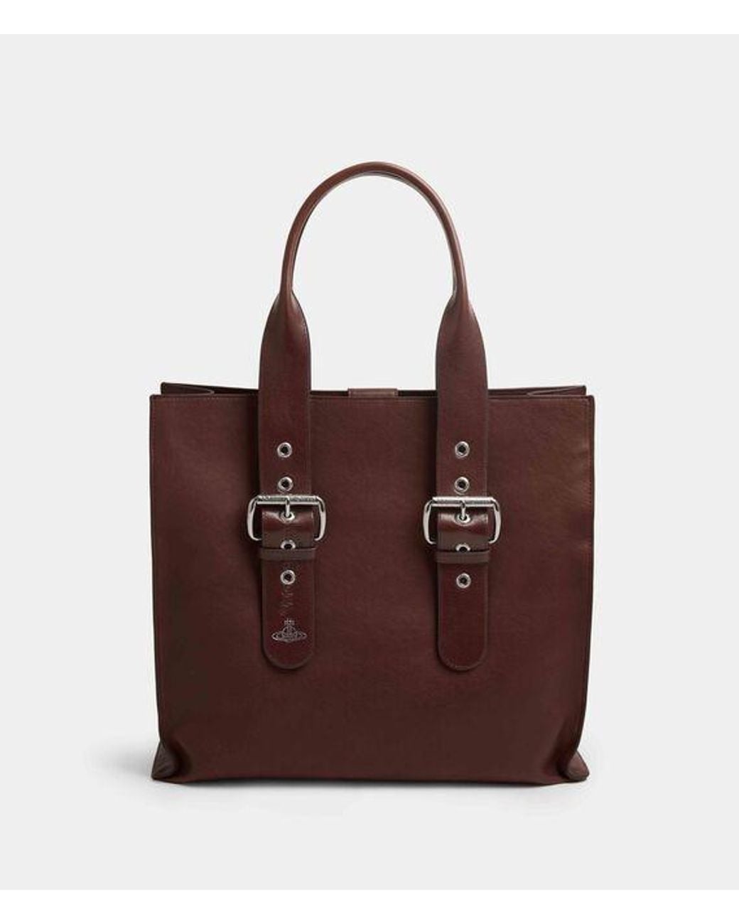 Vivienne Westwood Brown Alex Tote Bag Supple Leather