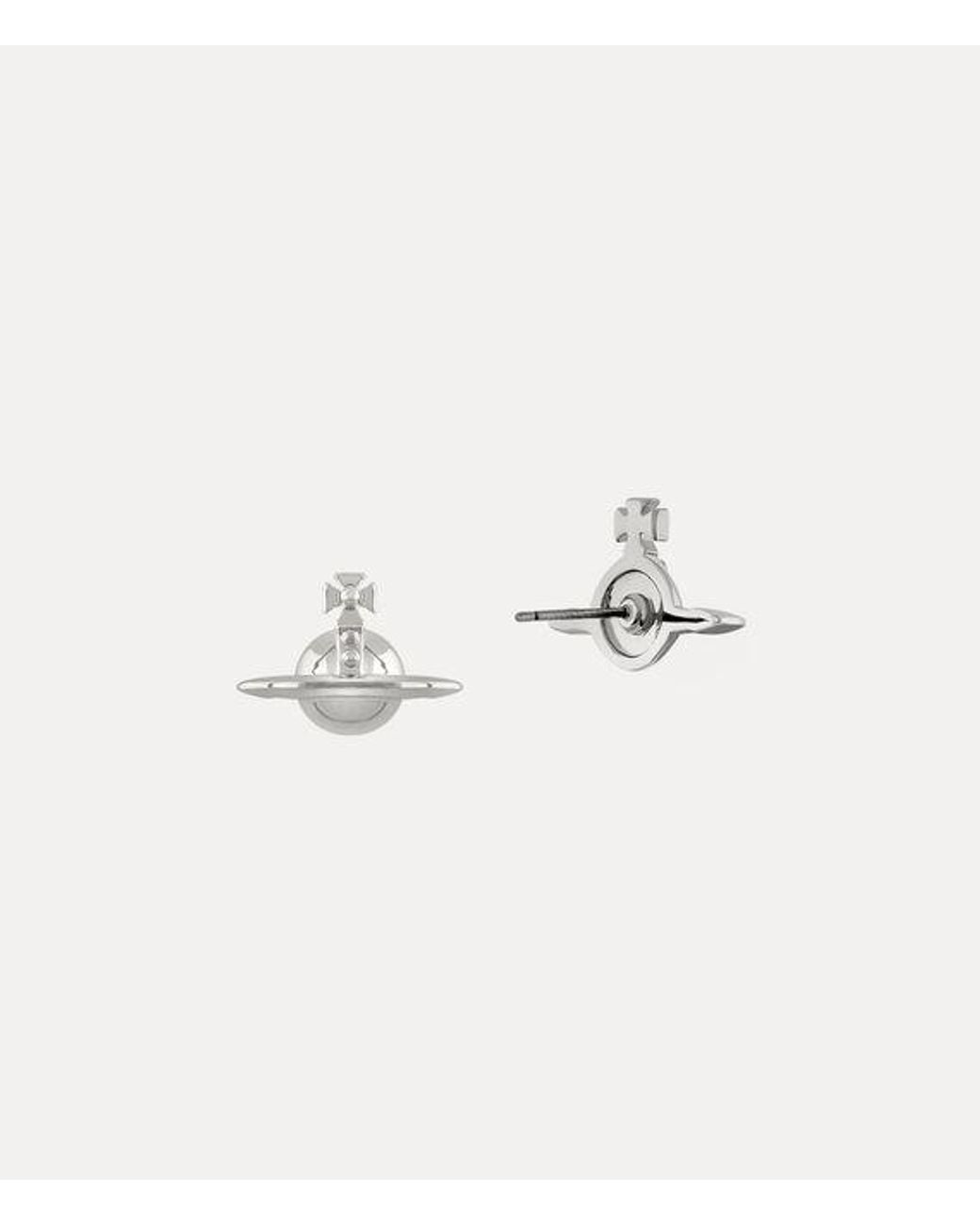 Vivienne Westwood Natural Solid Orb Earrings