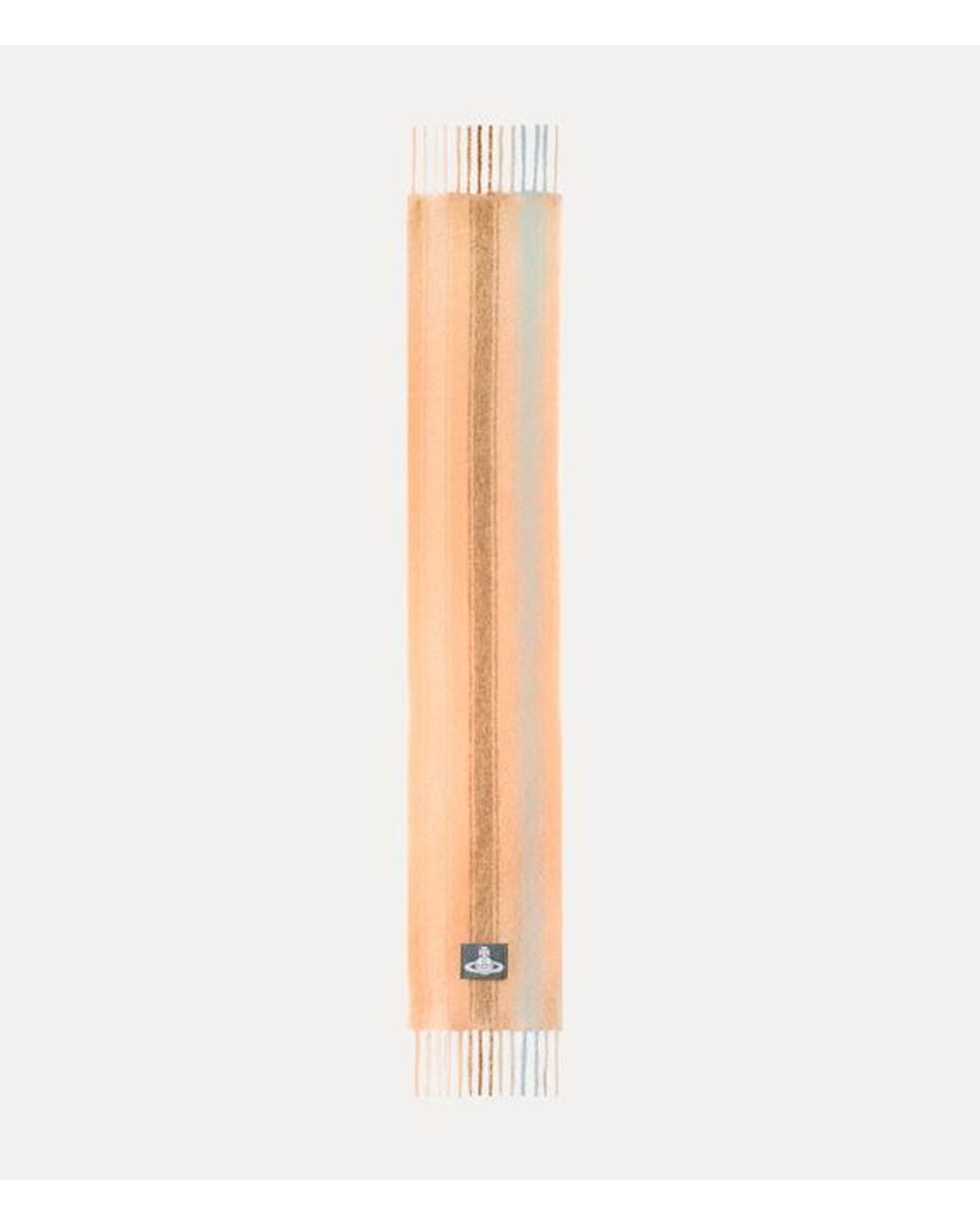 Vivienne Westwood White Scarf Chunky Stripe