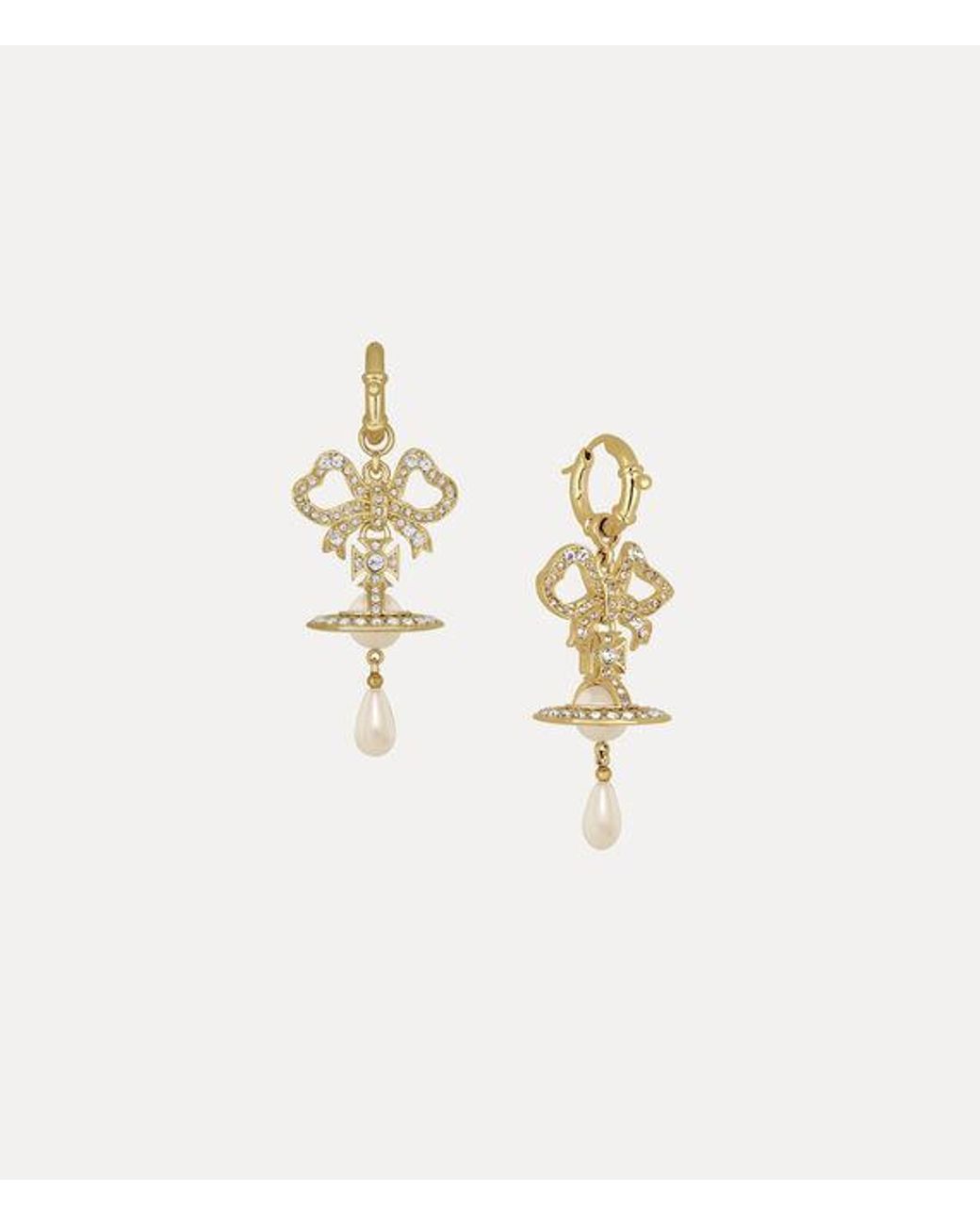 Vivienne Westwood Natural Rigoberta Pearl Earrings
