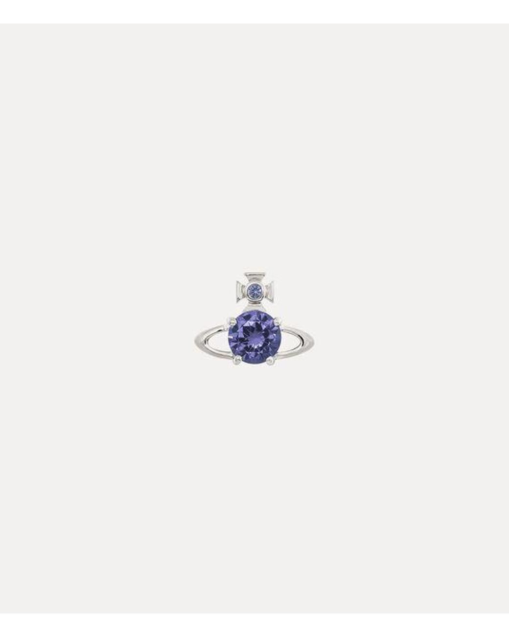 Vivienne Westwood White Reina Single Stud for men