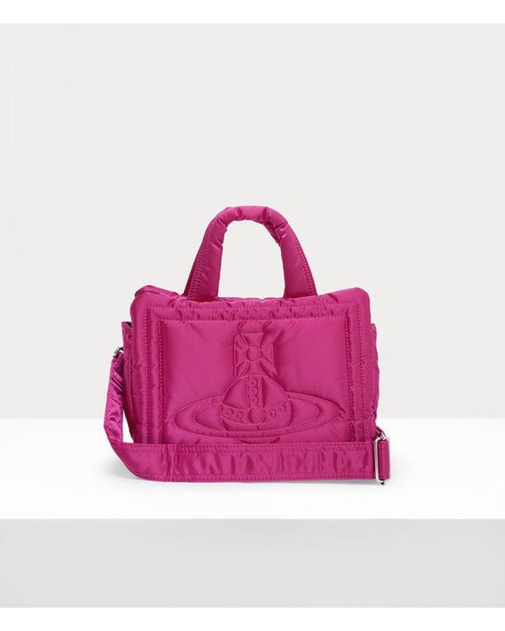 Vivienne Westwood Small Margaret Square Bag Padded Nylon in