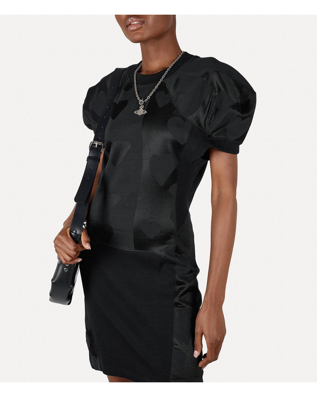 Vivienne Westwood T-shirt Dress in Black | Lyst UK