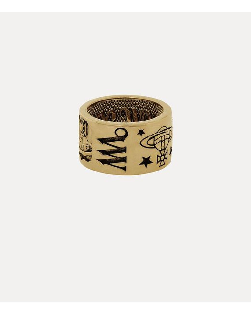 Vivienne Westwood Metallic Lancelot Ring