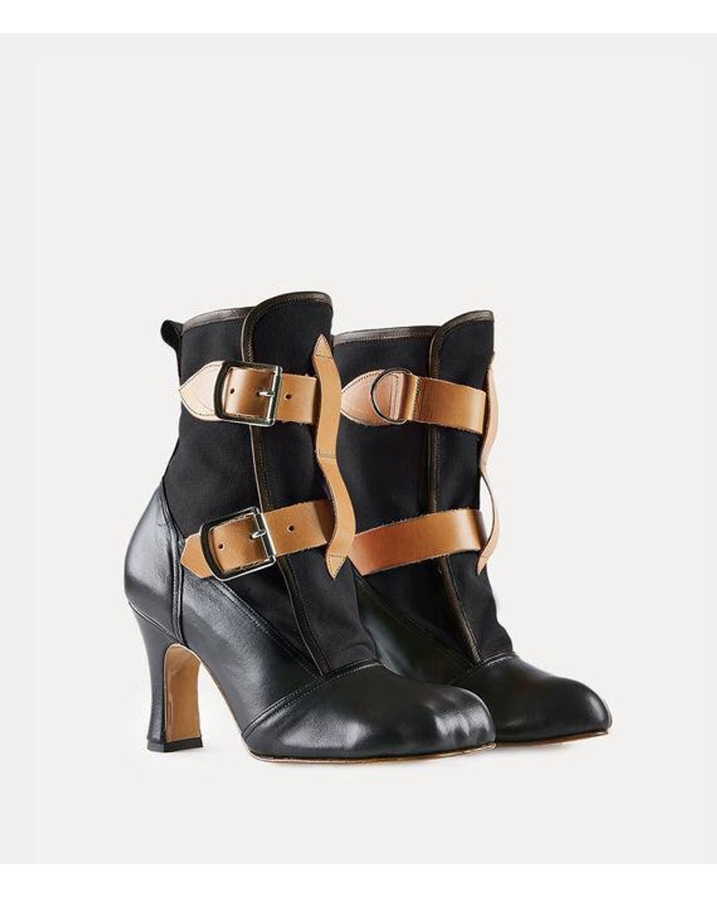 Vivienne Westwood Blue Bondage Boot Leather