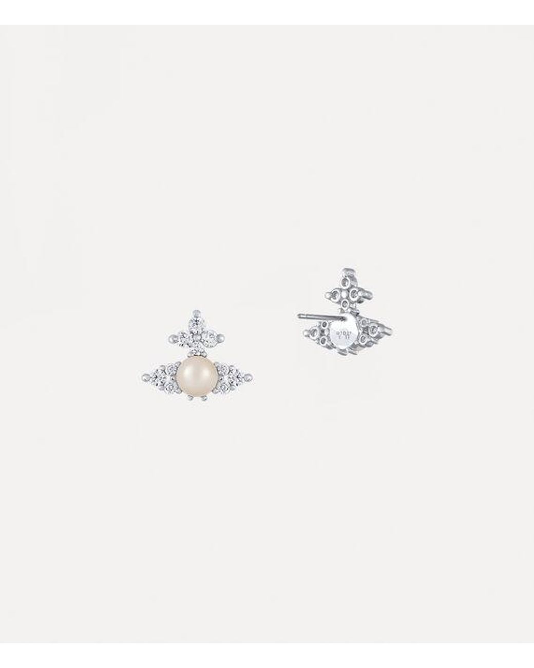 Vivienne Westwood Natural Feodora Earrings Brass