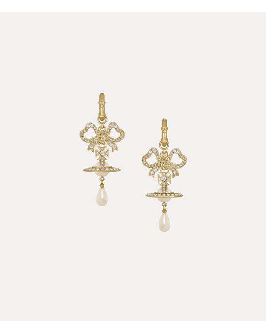 Vivienne Westwood Natural Rigoberta Pearl Earrings