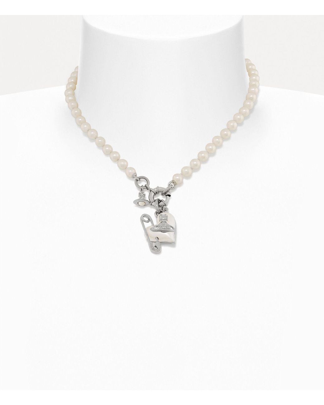 Vivienne Westwood Orietta Pearl Necklace in White | Lyst UK