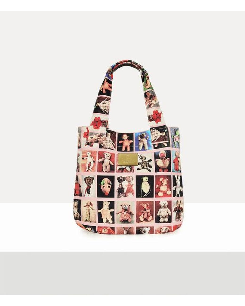 Vivienne Westwood Charlotte Shopper Canvas Teddies in White