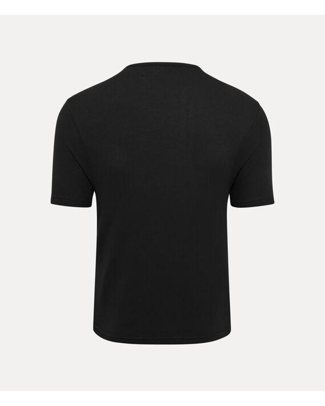 Vivienne Westwood Black Tegan T-Shirt Rib Jersey for men