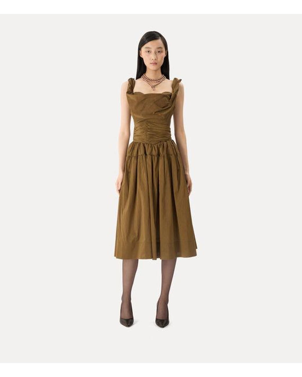 Vivienne Westwood Natural Sunday Corset Gown Taffeta Voile