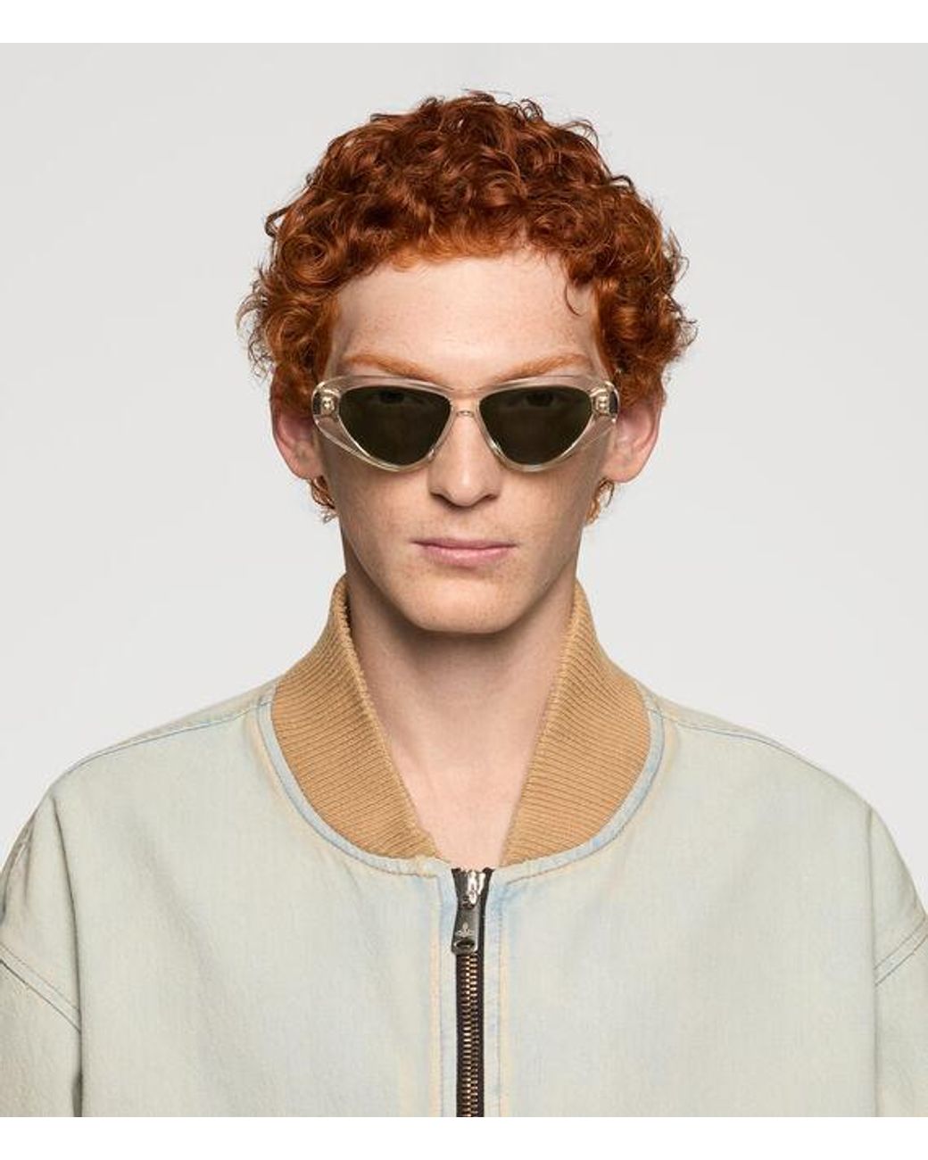 Vivienne Westwood Green Gabrio Sunglasses Acetate for men