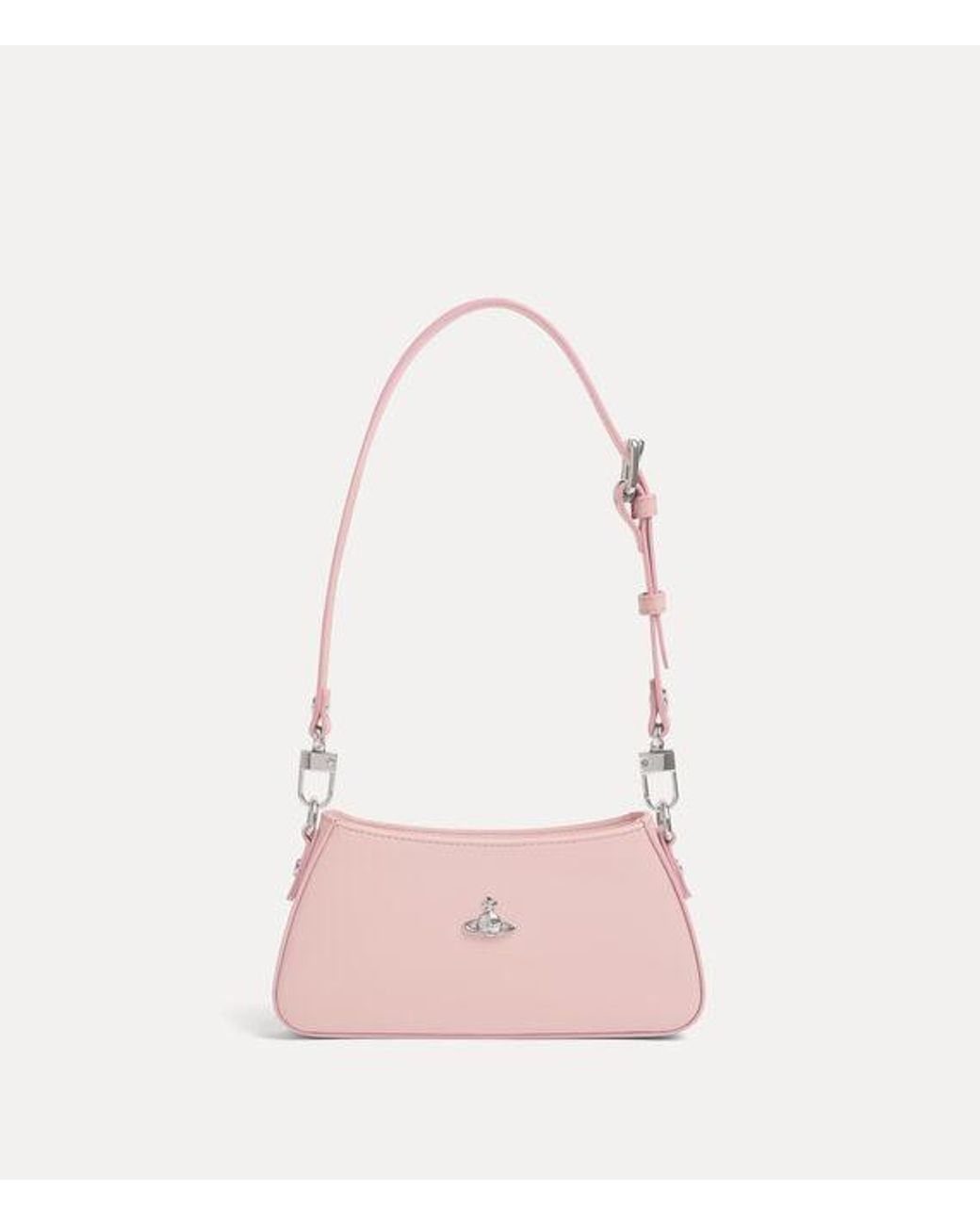 Vivienne Westwood Pink Tasha Shoulder Phone Bag Pu Smooth