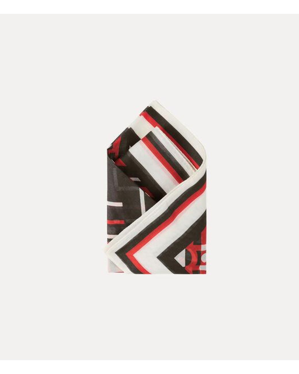 Vivienne Westwood Red Twisted Column Handkerchief Twisted Column