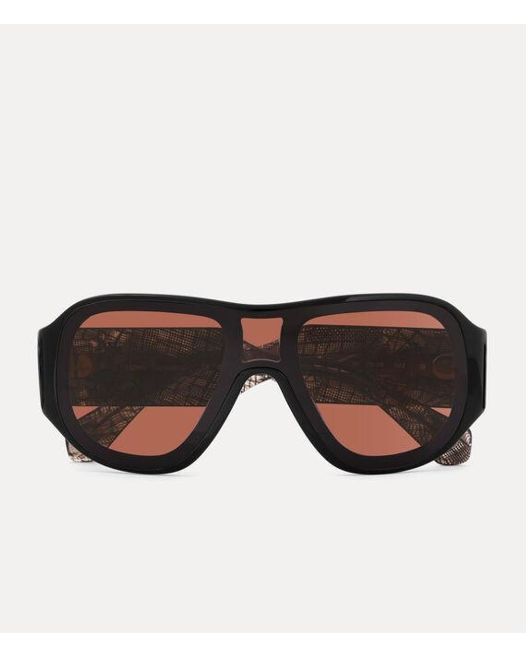 Vivienne Westwood Brown Chamonix Sunglasses Acetate for men
