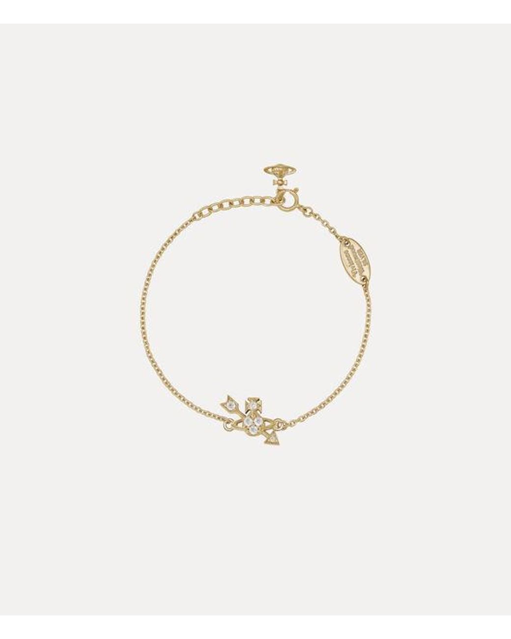 Vivienne Westwood Metallic Kiri Bracelet Cubic Zirconia