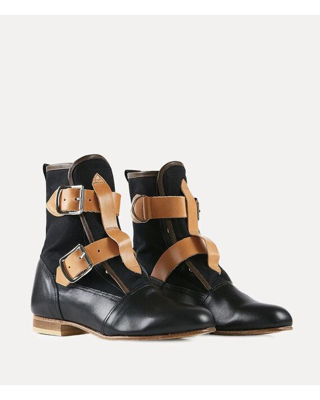 Vivienne Westwood Black Seditionaries Boot Leather