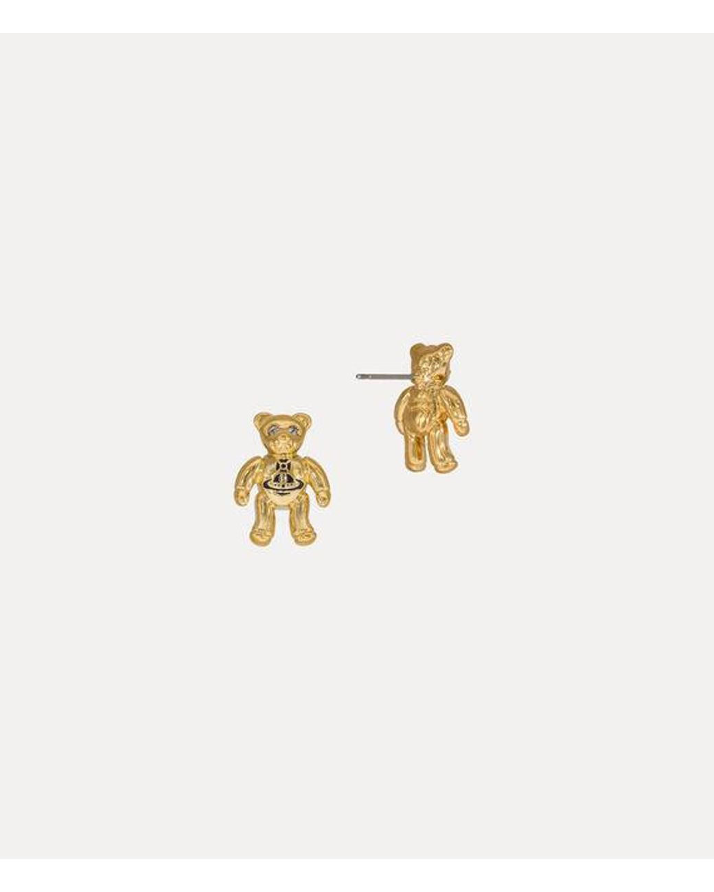 Vivienne Westwood White Ruby Small Earrings