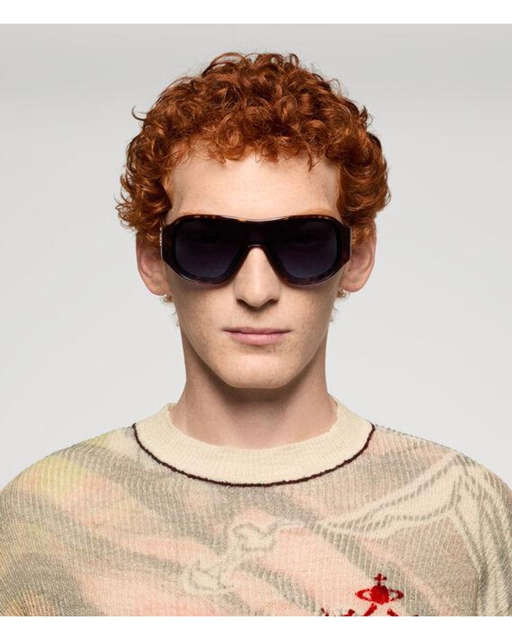Vivienne Westwood Black Chamonix Sunglasses Acetate for men