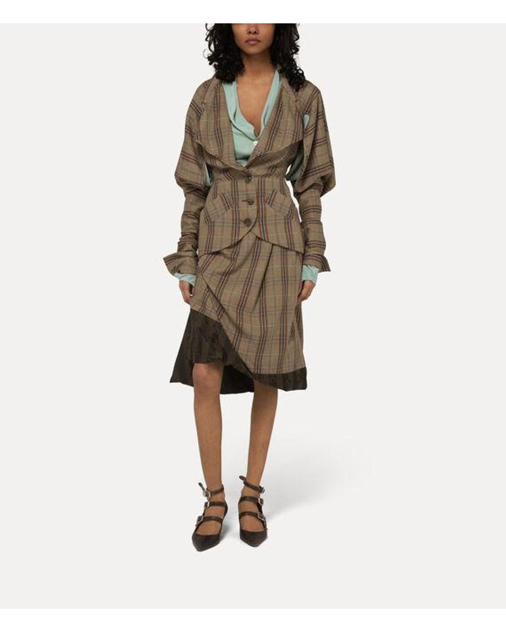 Vivienne Westwood Brown Appetizer Jacket Dandy Hunt Check