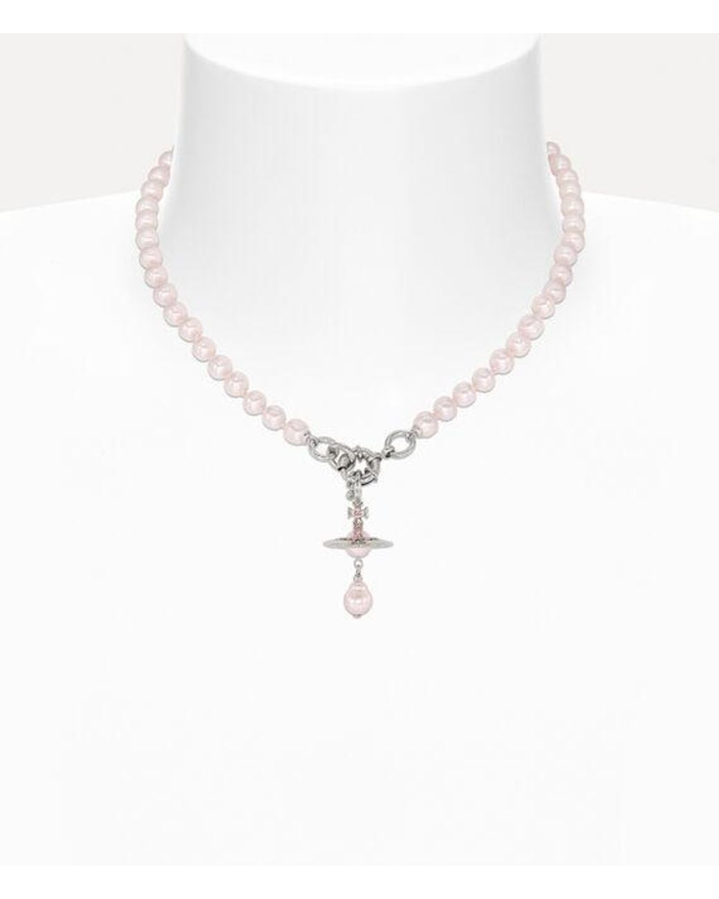 Vivienne Westwood White Aleksa Necklace