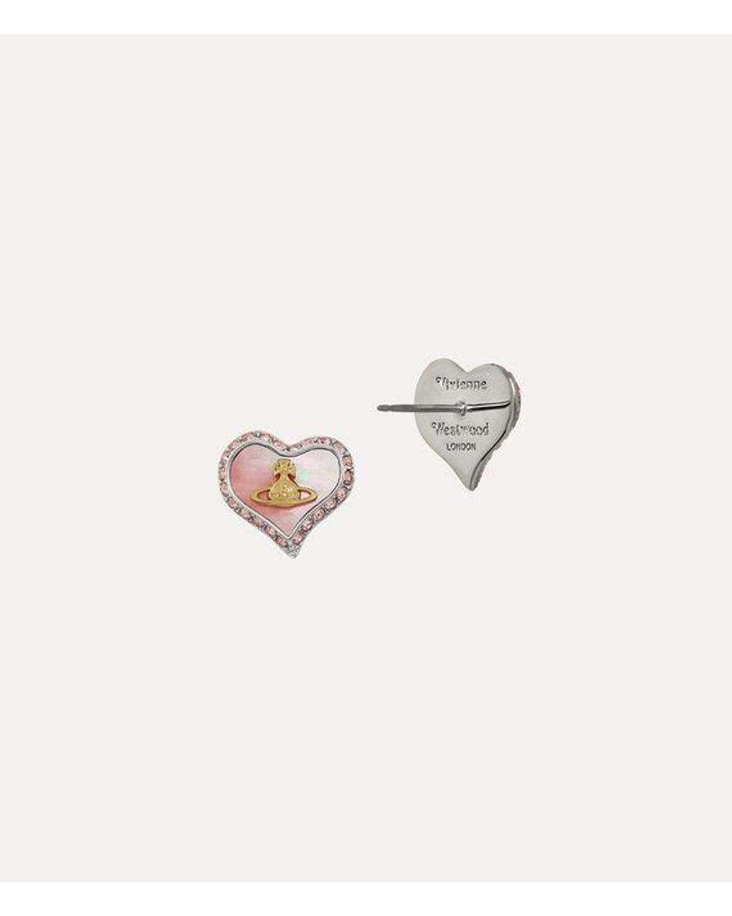 Vivienne Westwood White Petra Earrings