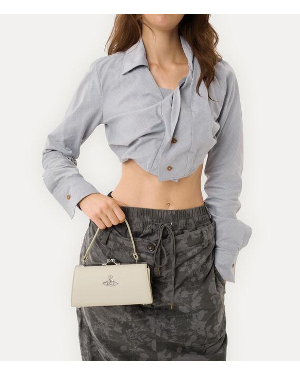 Vivienne Westwood Natural Doll Xl Bag Pu Smooth