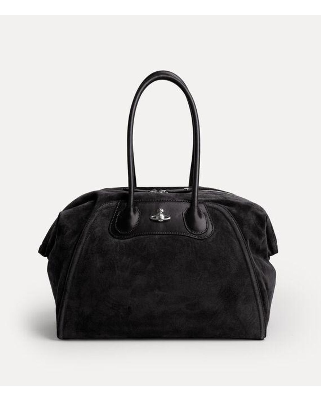 Vivienne Westwood Black Shirley Holdall Suede Leather