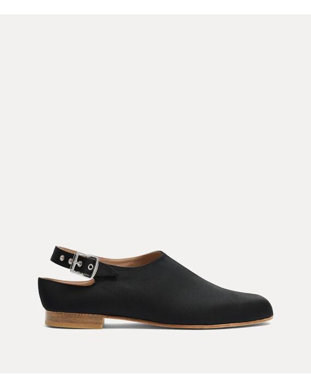 Vivienne Westwood Black Pirate Sling Back Faille