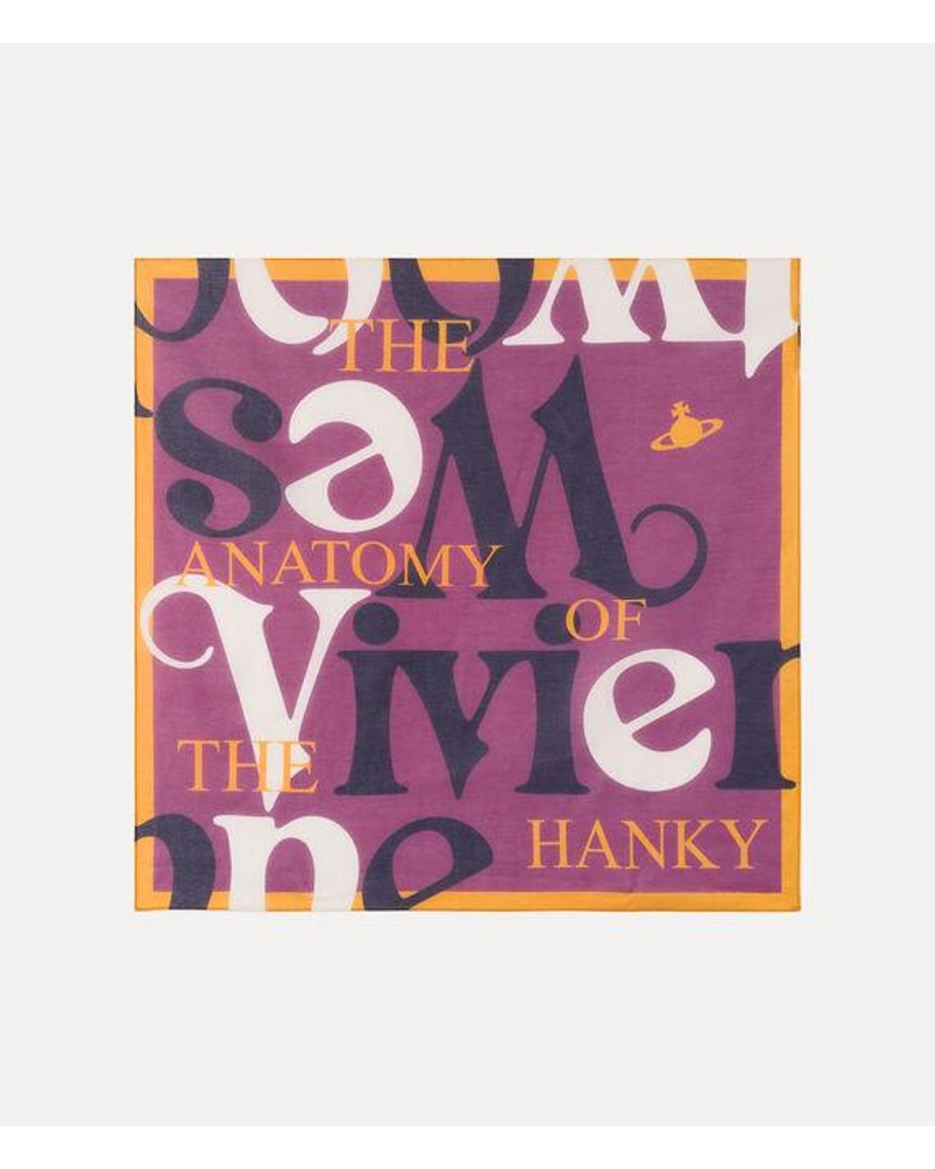 Vivienne Westwood Pink Anatomy Of Hanky Handkerchief Anatomy Of The Hanky