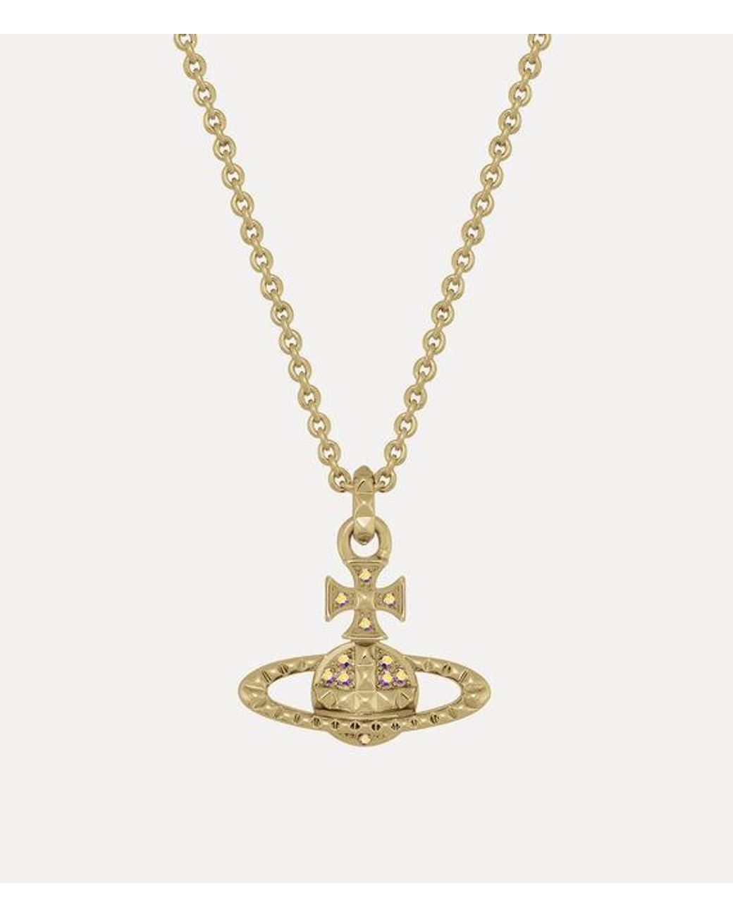 Vivienne Westwood Metallic Mayfair Bas Relief Pendant